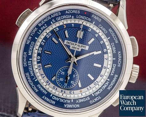 Patek Philippe World Time Chronograph 5930G in White Gold 